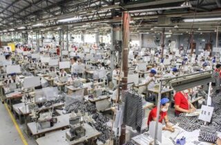 Factory output still in the red in March